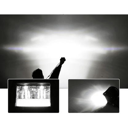 Комплект 2бр LED работни светлини 4" 20W 12/24V, комбинирана светлина