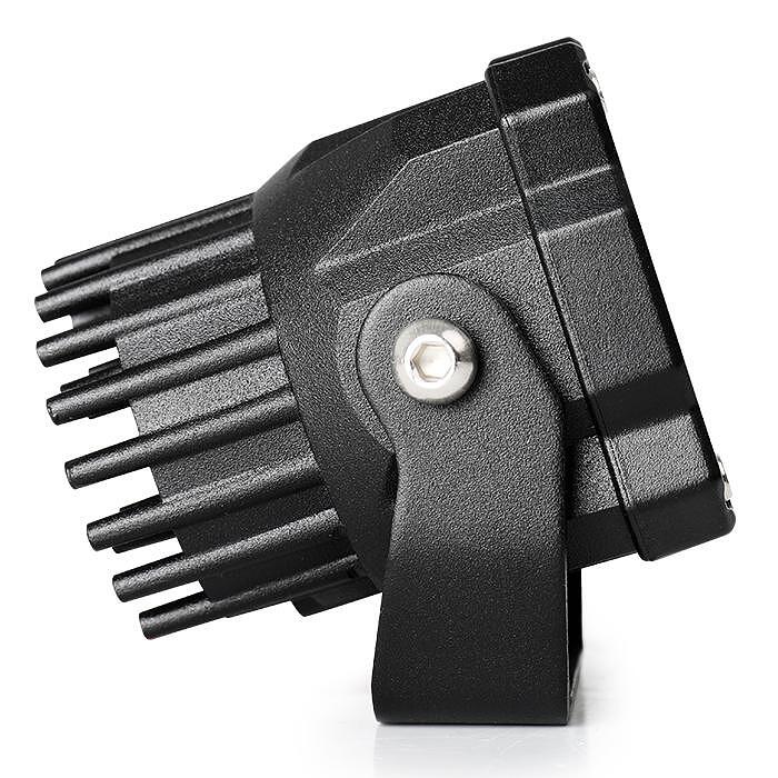 Комплект 2бр Мощни жълти ЛЕД прожектори 3" 60W, 4500lm, 12/24V, Жълта светлина, Светлинен Лъч до 320м