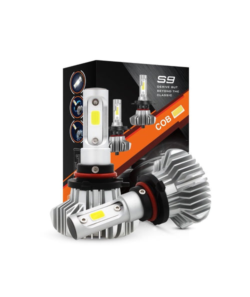 Комплект 2бр S9 LED крушки H1 72W