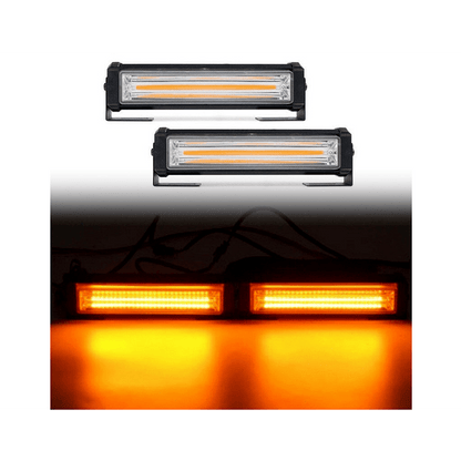 Комплект 2бр сигнална аварийна лампа 16см, С контролер, Блиц Маяк