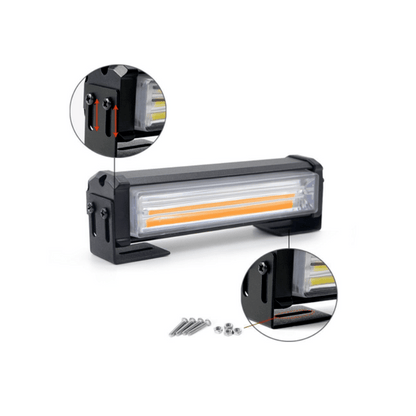 Комплект 2бр сигнална аварийна лампа 16см, С контролер, Блиц Маяк