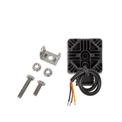Комплект 4бр LED халогени / работни светлини, основна и дневна (DRL) светлина 12V-24V + подарък инсталация