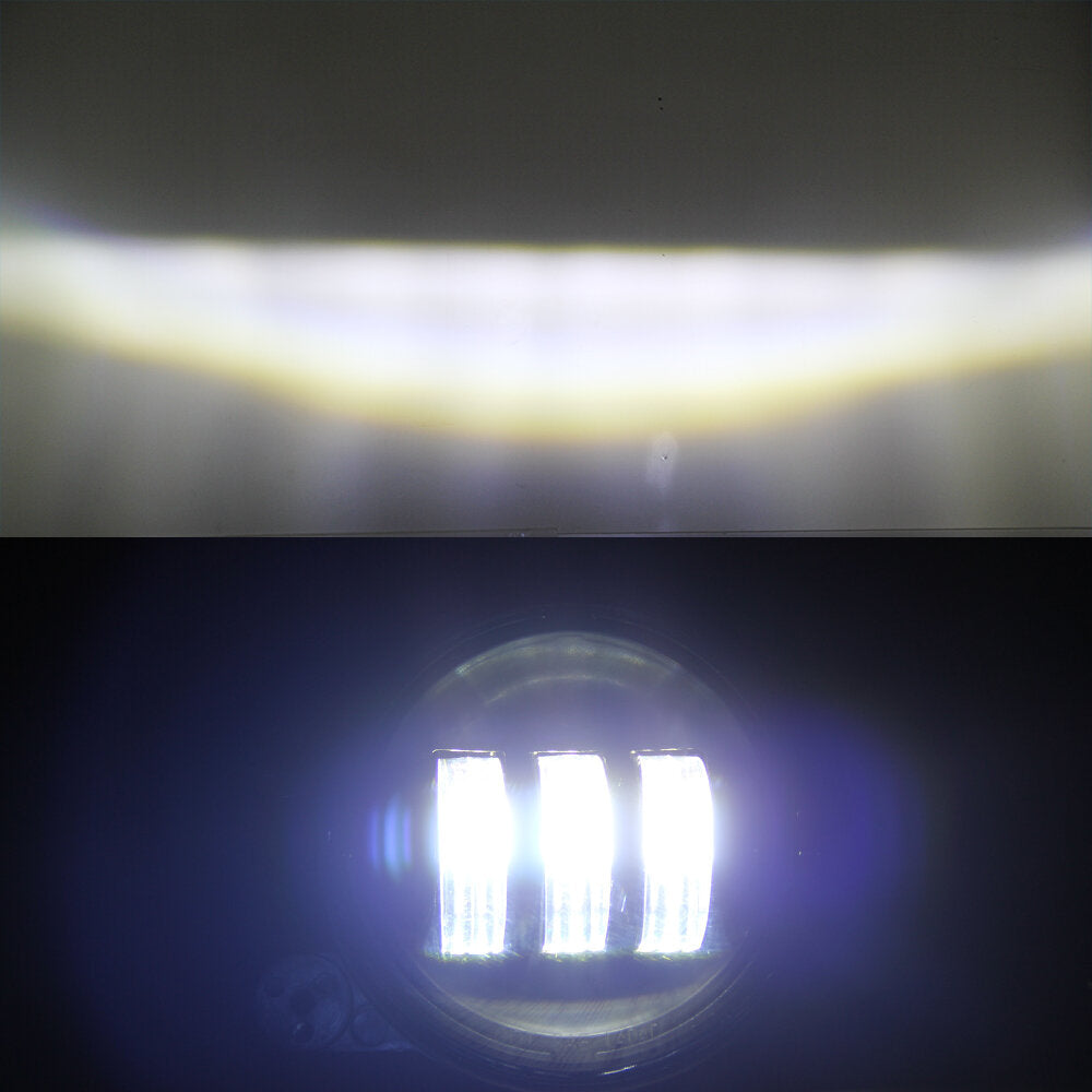 Комплект Универсални Кръгли 4" (100mm) LED халогени за вграждане 30W