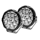 Комплект 2бр Кръгли LED бойни фарове / прожектори 8.6" 150W, лъч до 800м, OSRAM лед чип