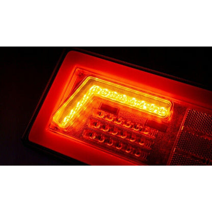 Комплект Ляв + Десен Диодни Lед Стопове, Бягащ Мигач, Неон За Бус, Камион, Тир, Ремарке, Караванa 12V/24V