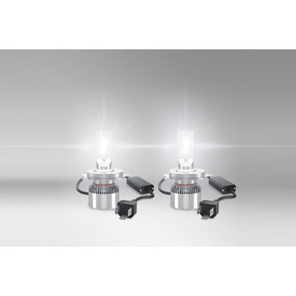 Комплект LED крушки Osram XTR H4 64193DWXTR за фарове, студено бяла светлина 6000K, 12V, 13W, P43t