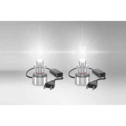 Комплект LED крушки Osram XTR H7 64210DWXTR за фарове, студено бяла светлина 6000K, 12V, 18W, 1750LM