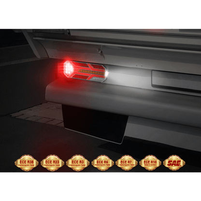 Комплект ЛЕД Диодни Стопове, Динамичен Мигач, 7 Функции, 12/24V