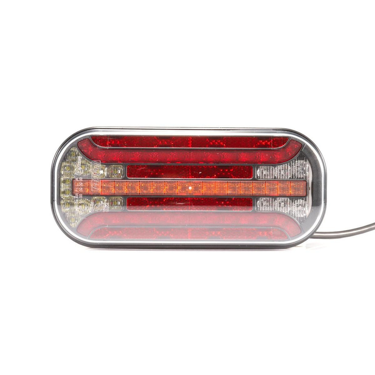 Комплект LED стопове с динамичен мигач, ляв и десен, 7 функции, Е-Мark, 12V-24V, с кабел