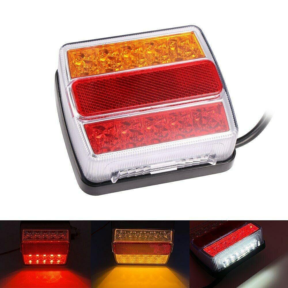 Комплект LED стопове с магнит и кабели 7.5M - подходящи за ремарке, колесар, тир и др.