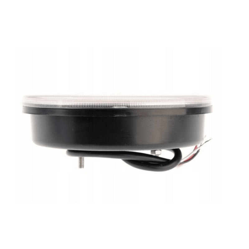 Комплект 2бр LED Светодиодни Стопове с Неон Ефект, Кръгли, Тип Хамбургер 12V-24V, E4, Ø14 см