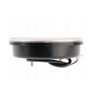 Комплект 2бр LED Светодиодни Стопове с Неон Ефект, Кръгли, Тип Хамбургер 12V-24V, E4, Ø14 см