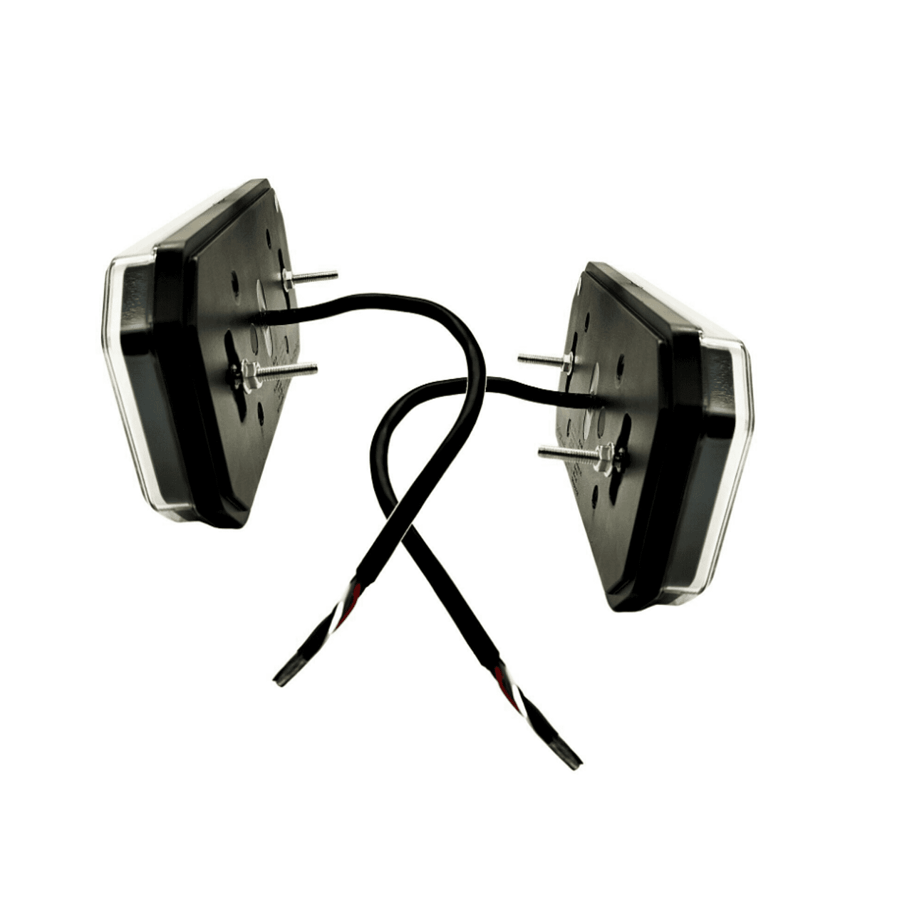 Комплект мултифункционални LED стопове с бягащ мигач, Неон ефект 12V/24V 235mm X 110mm X 30mm E9