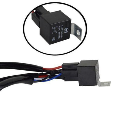 Комплект окабеляване / инсталация за 2 светлини - LED барове, халогени, фарове, крушки и др. 12/24V