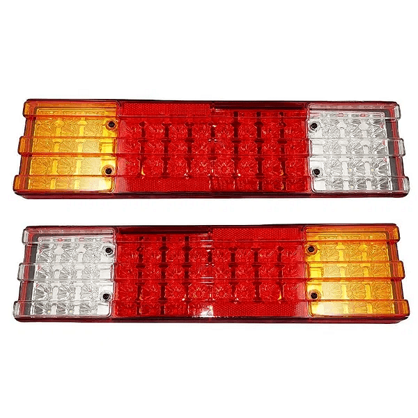 Комплект от 2 Броя Диодни LED Лед стопове 12V 420mm x 110mm x 75mm подходящи за Бус Камион Тир Ремарке Каравана