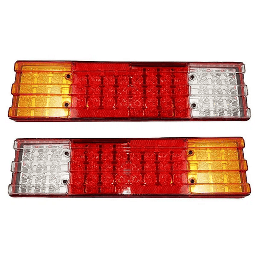Комплект от 2 Броя Диодни LED Лед стопове 12V 420mm x 110mm x 75mm подходящи за Бус Камион Тир Ремарке Каравана