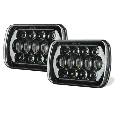 Комплект Правоъгълни LED фарове 5x7" 120W H4 букса, 4 светлини