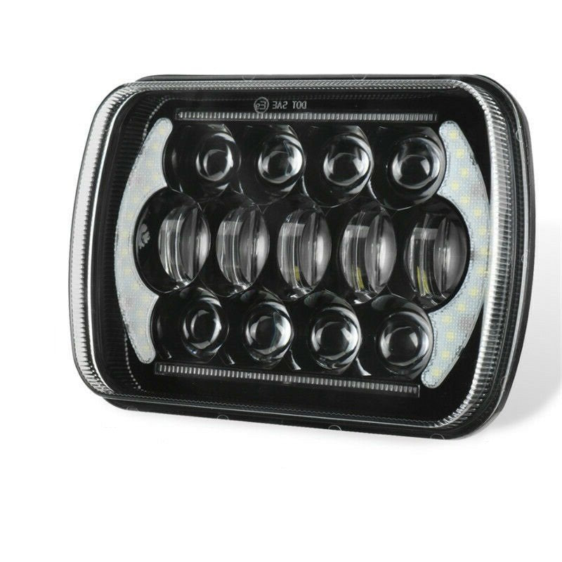 Комплект Правоъгълни LED фарове 5x7" 120W H4 букса, 4 светлини