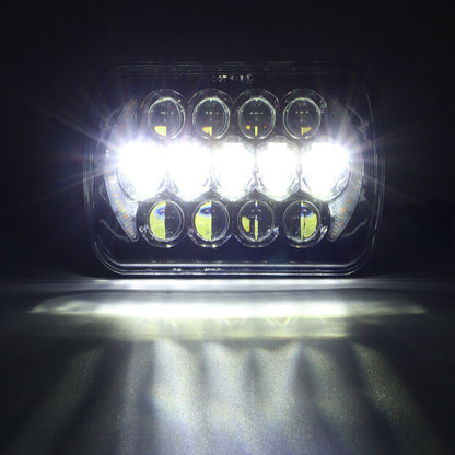 Комплект Правоъгълни LED фарове 5x7" 120W H4 букса, 4 светлини