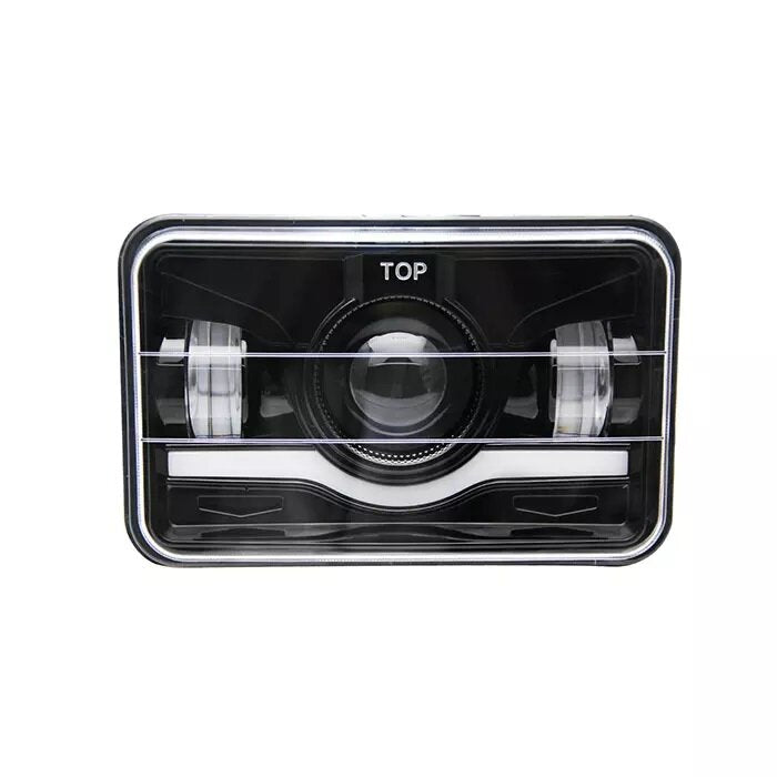 Комплект Правоъгълни LED фарове 4x6" 70W H4 букса, 3 светлини