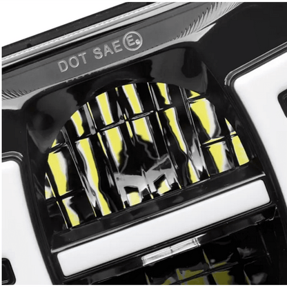 Комплект Правоъгълни LED фарове 5x7" 95W H4 букса, 4 светлини