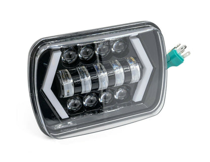 Комплект Правоъгълни LED фарове 5x7" 120W H4 букса, 4 светлини