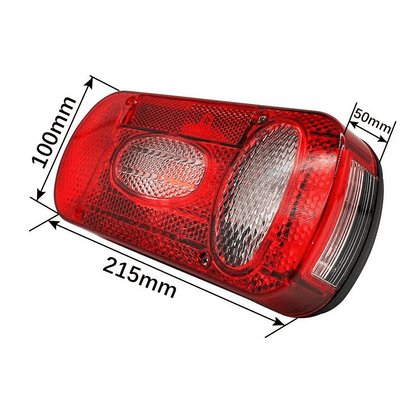 Комплект стопове /задни свeтлини/ с крушка 12V подходящи за бус, камион, ремарке, караванa, платформа