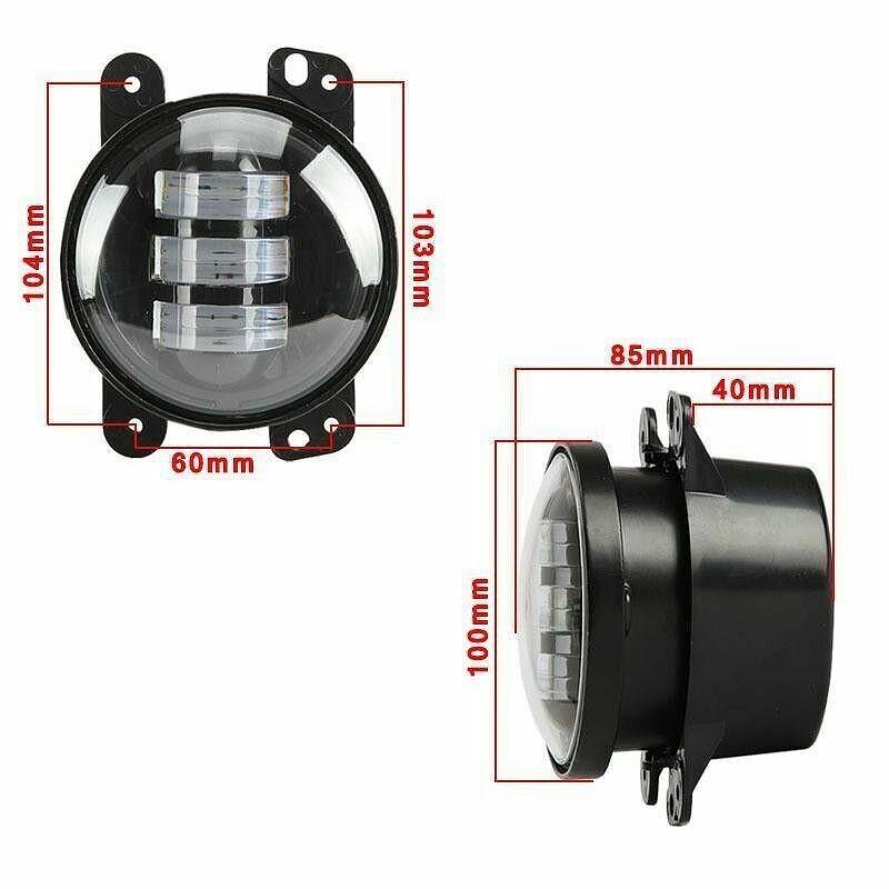 Комплект Универсални Кръгли 4" (100mm) LED халогени за вграждане 30W