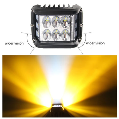 Комплект универсални LED халогени 3" 72W две светлини