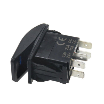 Копче/бутон с надпис STROBE LIGHTS за вграждане 12V - 24V