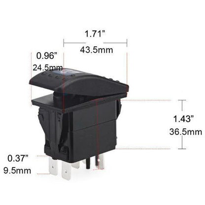 Копче/бутон с надпис STROBE LIGHTS за вграждане 12V - 24V