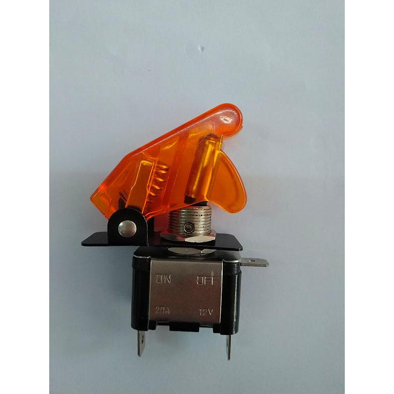 Копче електрическо с диод 20A 12V - червено, оранжево, синьо, карбон