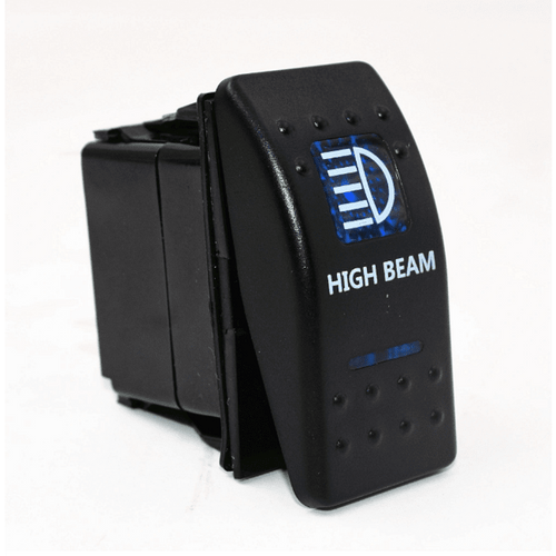 Копче/бутон с надпис HIGH BEAM за вграждане 12V - 24V