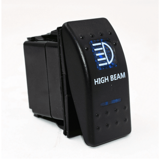 Копче/бутон с надпис HIGH BEAM за вграждане 12V - 24V