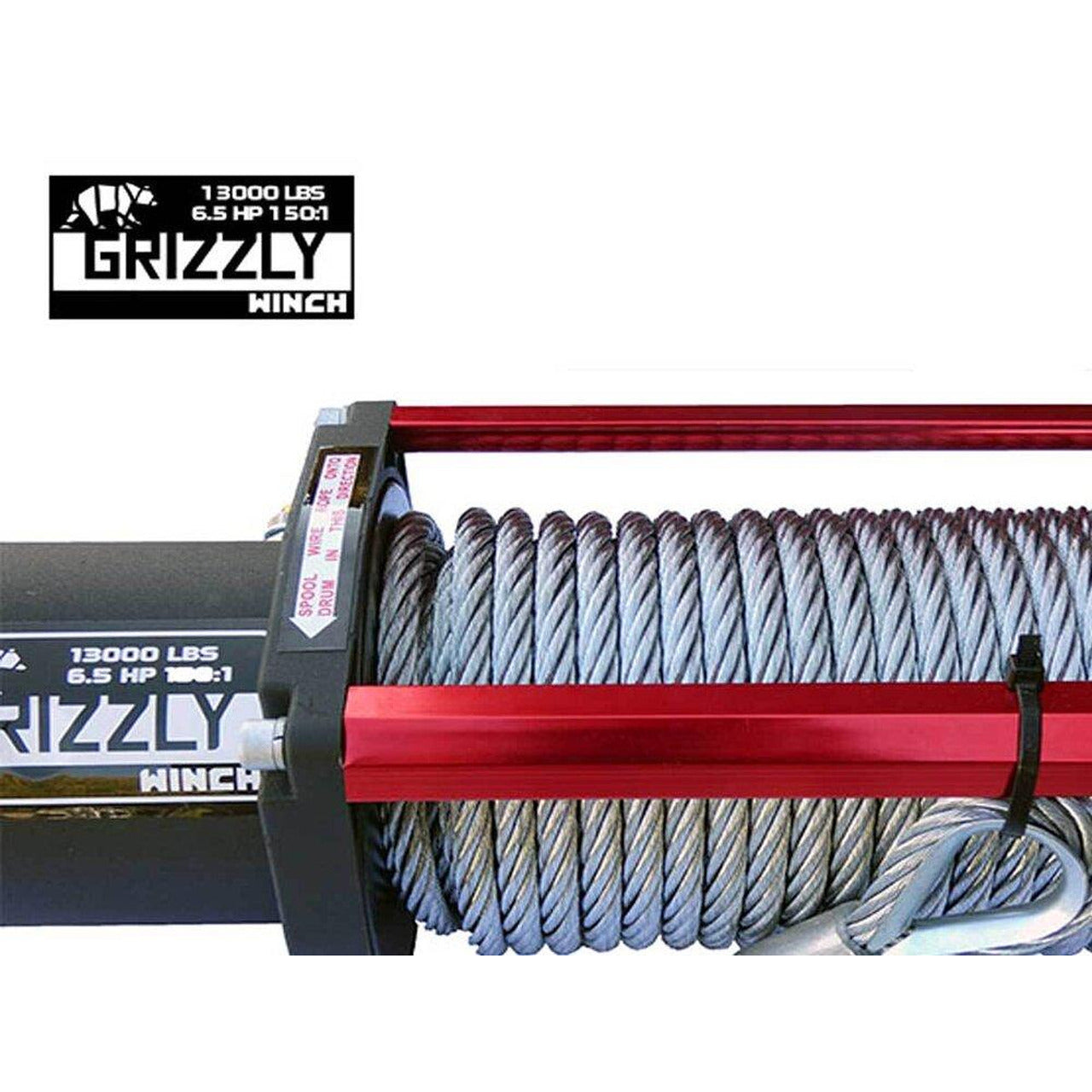 Лебедка Grizzly Winch 13000lbs (5897kg) стоманено въже