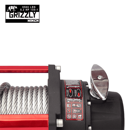 Лебедка Grizzly Winch 8500lbs (3855kg) стоманено въже