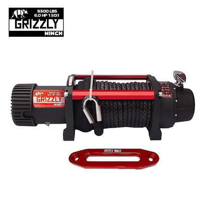 Лебедка Grizzly Winch 9500lbs (4310kg) синтетично въже