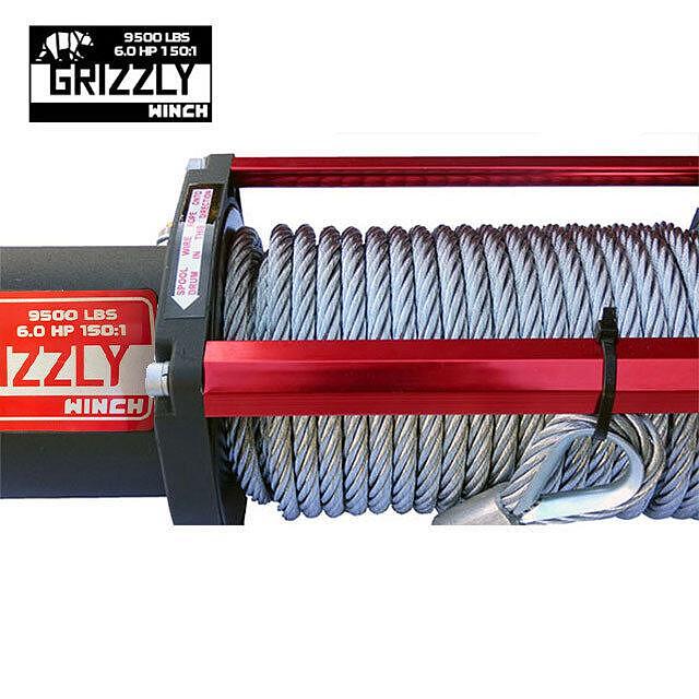 Лебедка Grizzly Winch 9500lbs (4310kg) стоманено въже