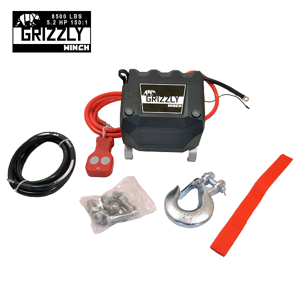 Лебедка Grizzly Winch 9500lbs (4310kg) стоманено въже