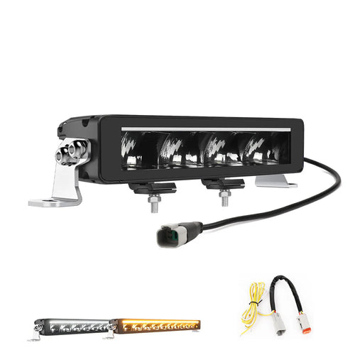 LED BAR 10" (25см) ZH 78W 12V/24V 6500K основна светлина + дневна 6500K/3000K