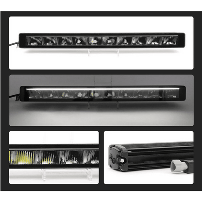 LED BAR 10" (25см) ZH 78W 12V/24V 6500K основна светлина + дневна 6500K/3000K