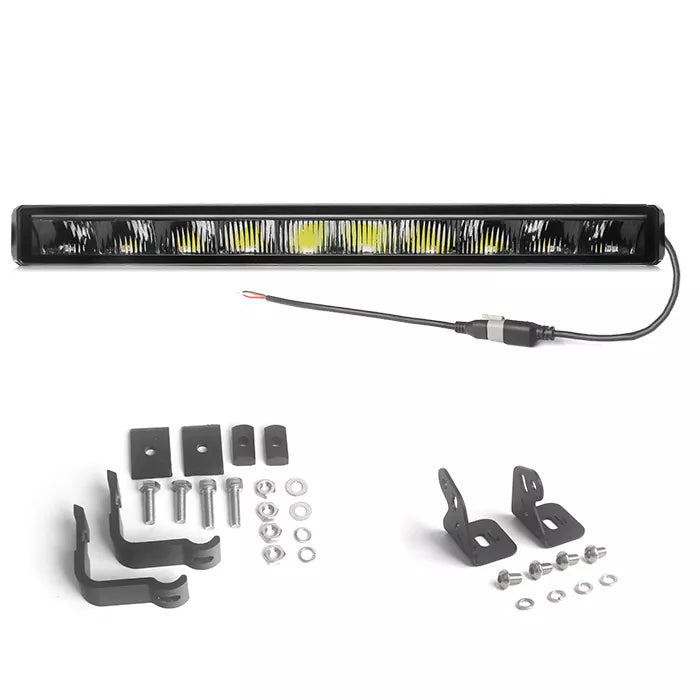 LED BAR 10" (25см) ZH 78W 12V/24V 6500K основна светлина + дневна 6500K/3000K