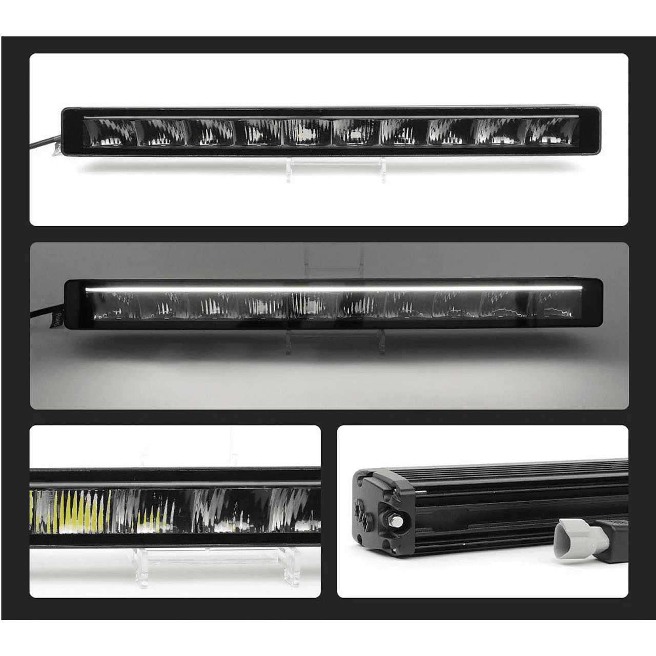 LED BAR 32" (82см) ZH 312W 12V/24V 6500K основна светлина + дневна 6500K/3000K