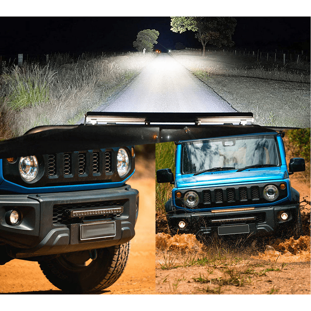 LED BAR 52" (132см) ZH 507W 12V/24V 6500K основна светлина + дневна 6500K/3000K