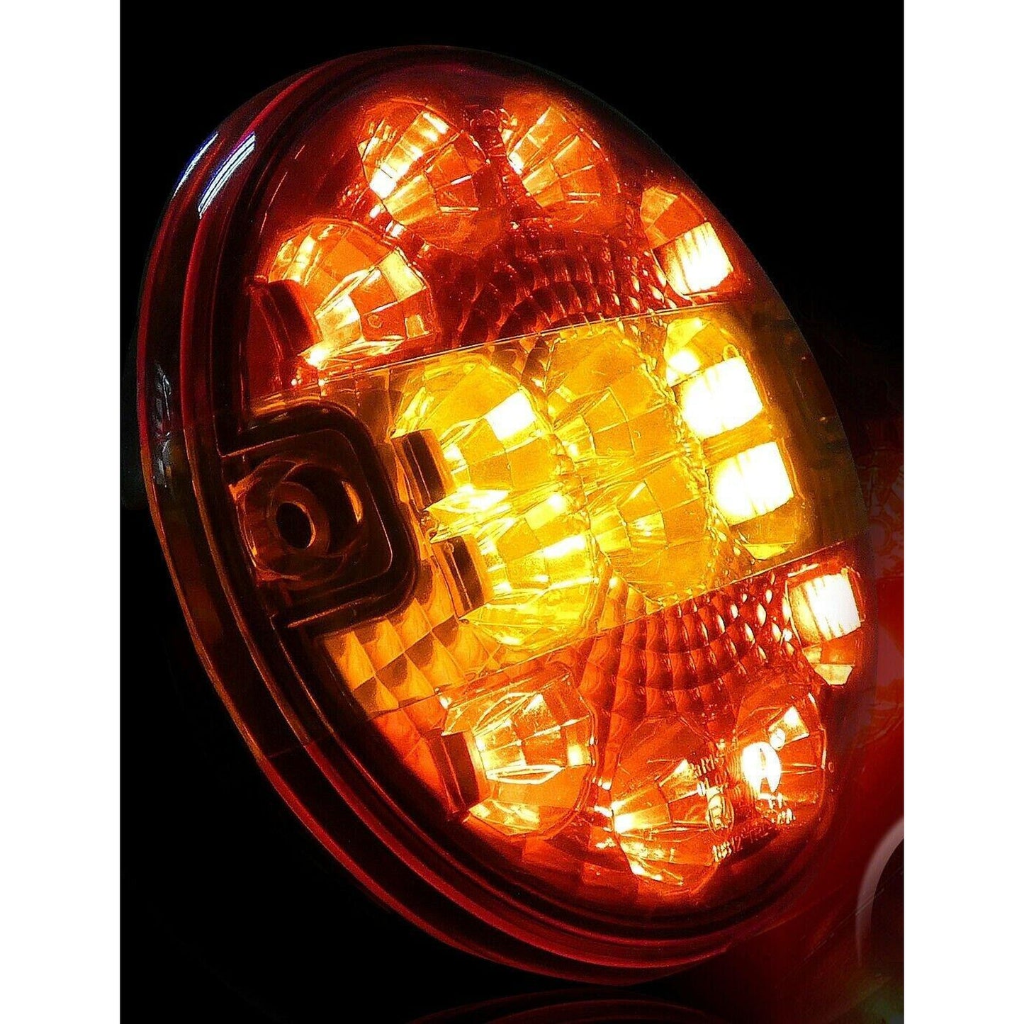 LED стоп кръгъл (тип хамбургер) Ø14см, 12V-24V