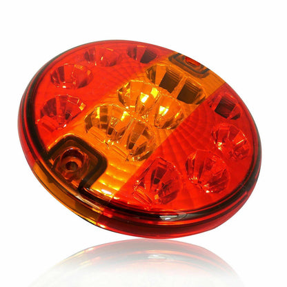 LED стоп кръгъл (тип хамбургер) Ø14см, 12V-24V