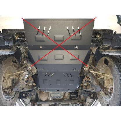 Метална кора под двигател за TOYOTA HILUX VIII от 2015