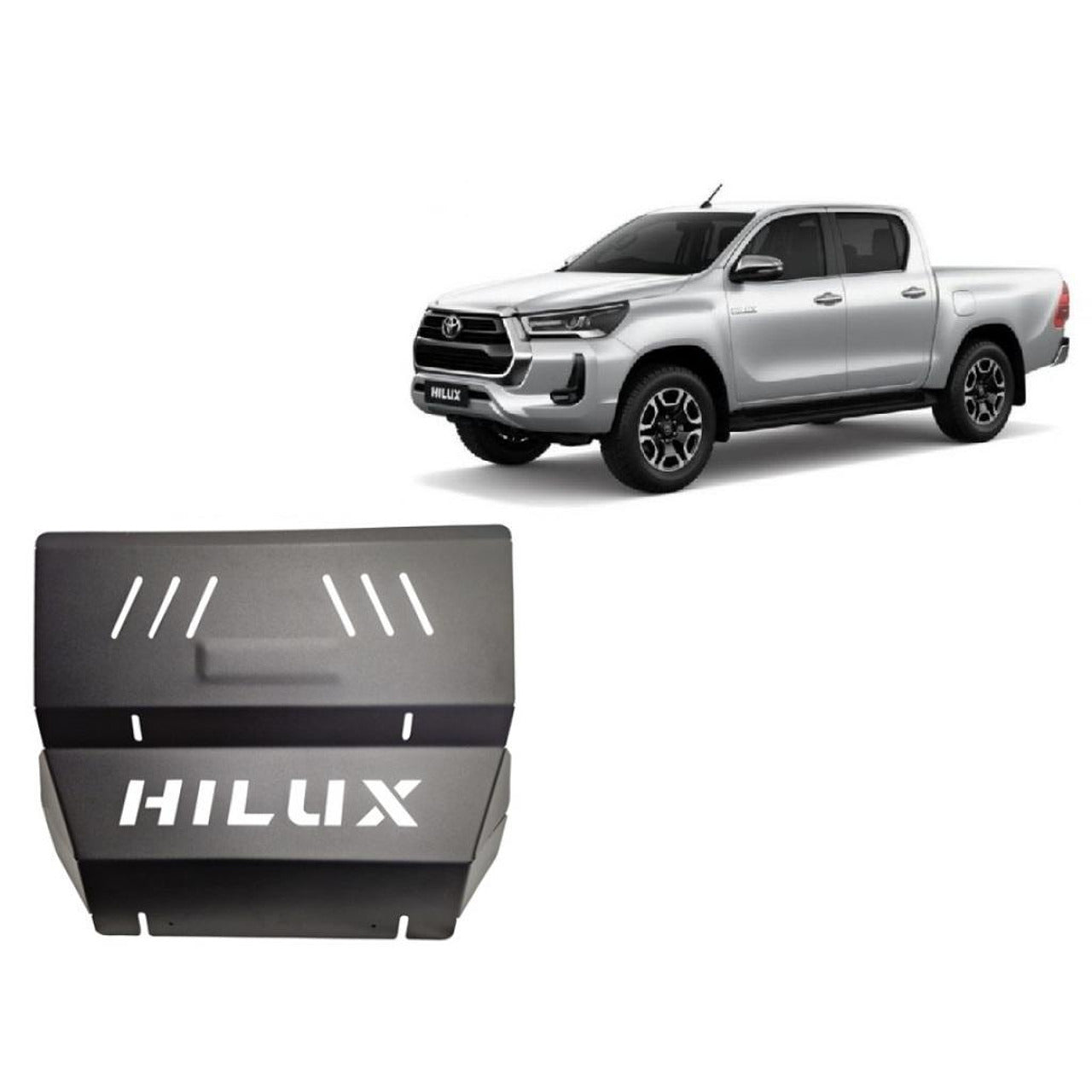 Метална кора под радиатор за TOYOTA HILUX VIII от 2015