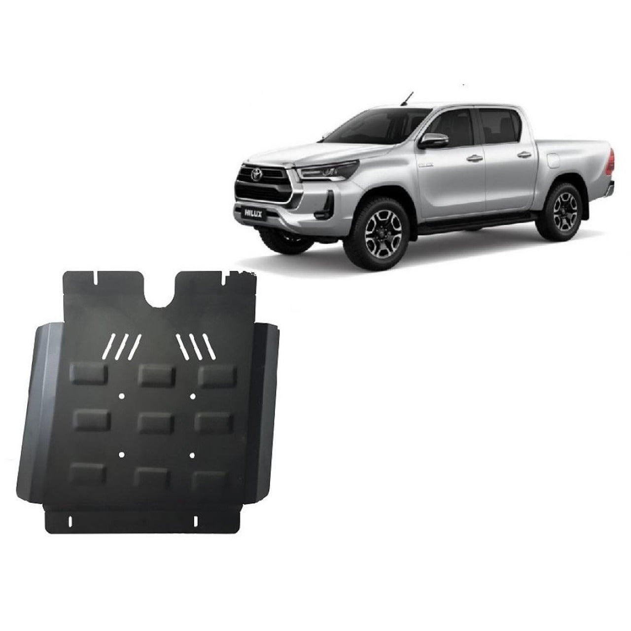 Метална кора под скоростна кутия за TOYOTA HILUX VIII от 2015