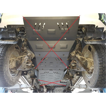 Метална кора под скоростна кутия за TOYOTA HILUX VIII от 2015